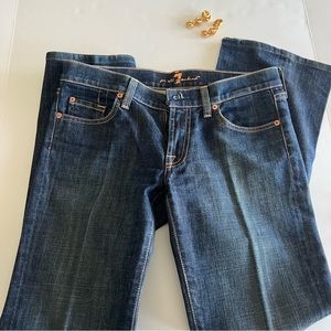 7 FOR ALL MANKIND WOMENS JEANS, SIZE 28,MADE IN USA